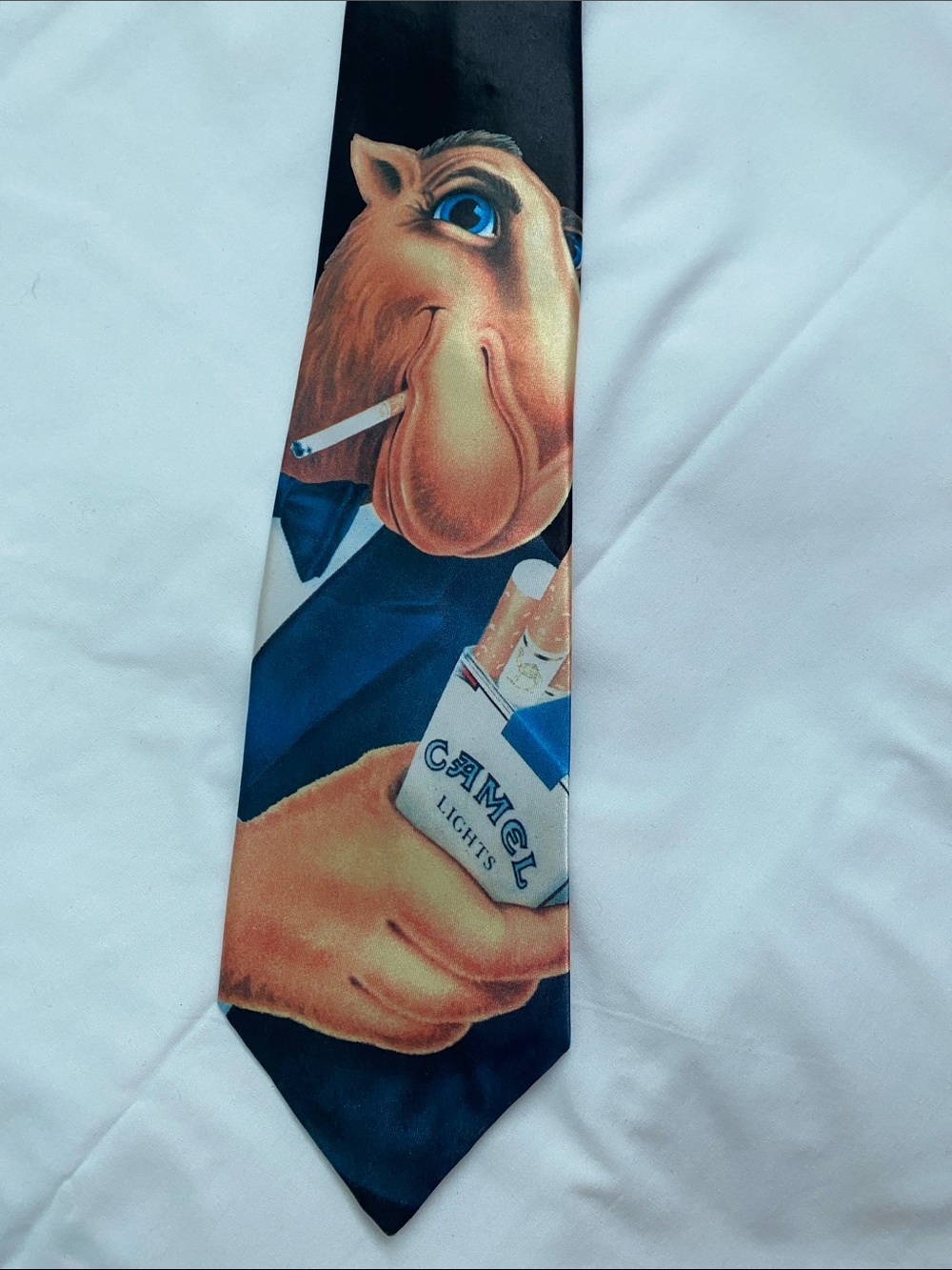 Vintage Novelty Camel lights cigarette Graphic Tie